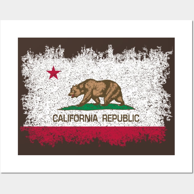 California Republic distressed textures Wall Art by Sterling